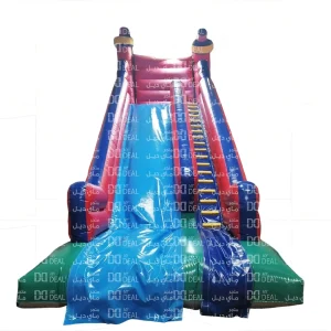 زحليقة هوائية مع سلم ومساكات يد 9*4*9 متر