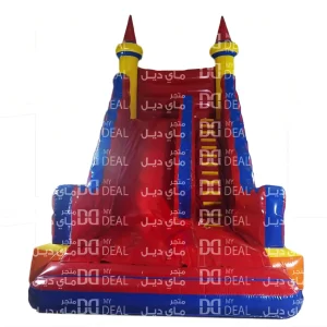 زحليقة هوائية مع سلم ومساكات يد 8* 4* 7 متر