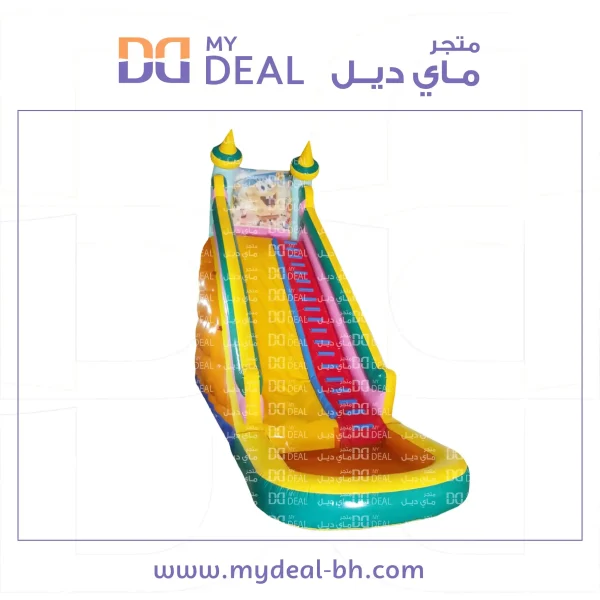 ⁦زحليقة سبونج بوب مائية طول 9 متر عرض 3.30 متر ارتفاع 9 متر⁩ - الصورة ⁦2⁩