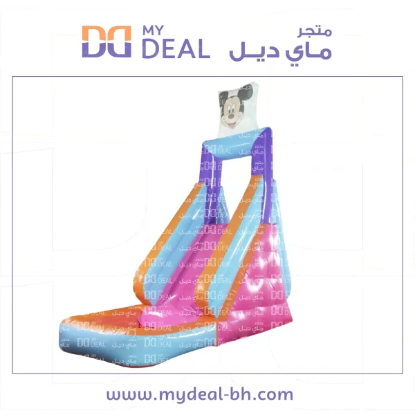 ⁦زحليقة مع سلم وحوض مائي شخصية ميكي ماوس الكرتونية طول ٦.٩٠ متر عرض ٢.١٠ متر ارتفاع ٥ متر⁩ - الصورة ⁦3⁩