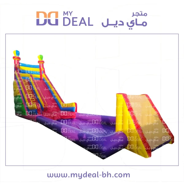 زحليقة مع ملعب صابوني الطول ١٧ متر عرض ٤ متر الارتفاع ٩ متر