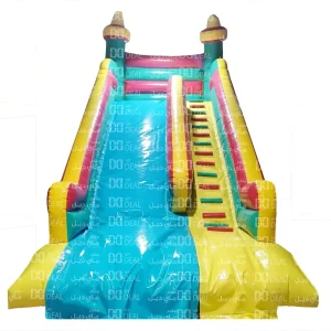 زحليقة هوائية مع سلم ومساكات يد 7* 4* 7 متر