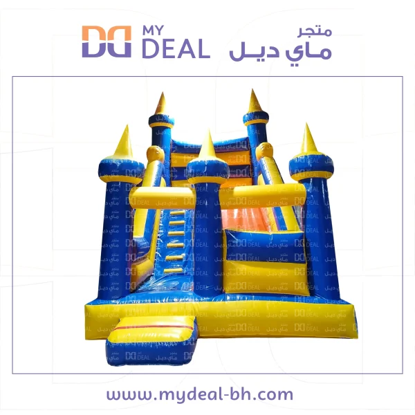 زحليقه وسلم وجدار وبوابة ونطيطة طول 6.20 متر عرض 4 متر ارتفاع 5 متر
