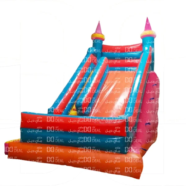 ⁦زحليقة هوائية مع نطيطة وجدار وسلم وبوابة 7*4.50*7 متر⁩ - الصورة ⁦4⁩
