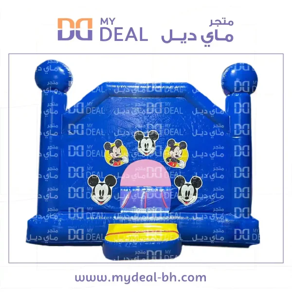 نطيطة ميكي ماوس هوائية مع درج الطول 3.50 متر العرض 3 متر