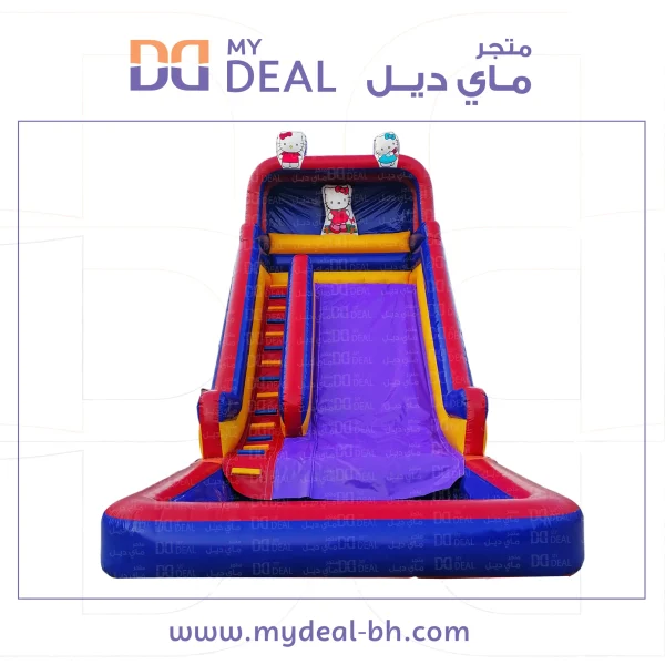 ⁦زحليقة كيتي مع مسبح مائي مع سلم طول 8 متر عرض 4.50 متر ارتفاع 7 متر⁩ - الصورة ⁦9⁩