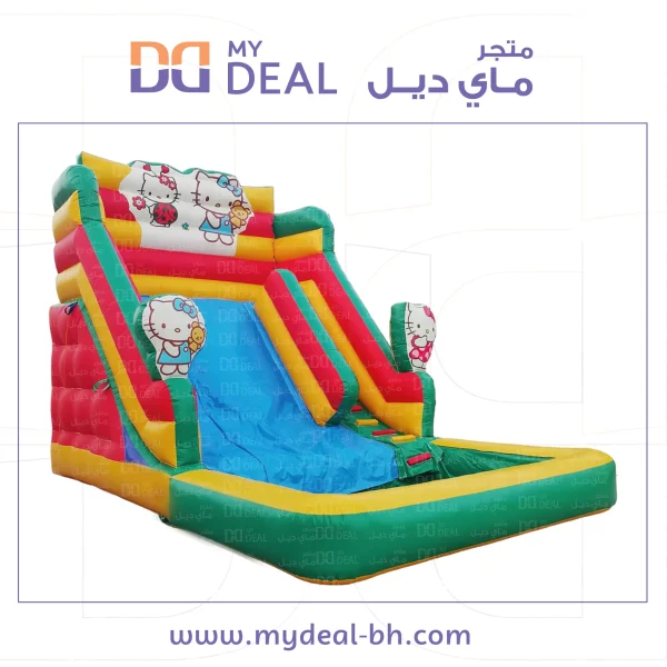⁦إيجار زحليقة كيتي مع مسبح وسلم طول 6.50 متر عرض 4.50 متر ارتفاع 5 متر⁩ - الصورة ⁦2⁩