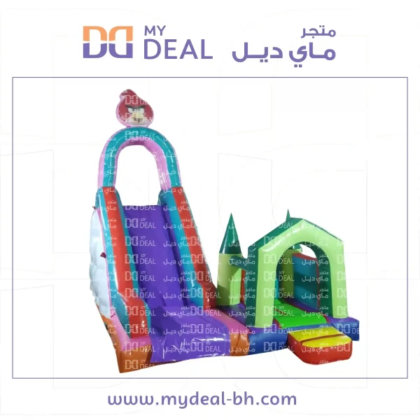 ⁦زحليقة هوائية مع نطيطة شخصية انجري بيردز مع سلم ودرج 6.90*3.60*5 متر⁩ - الصورة ⁦3⁩