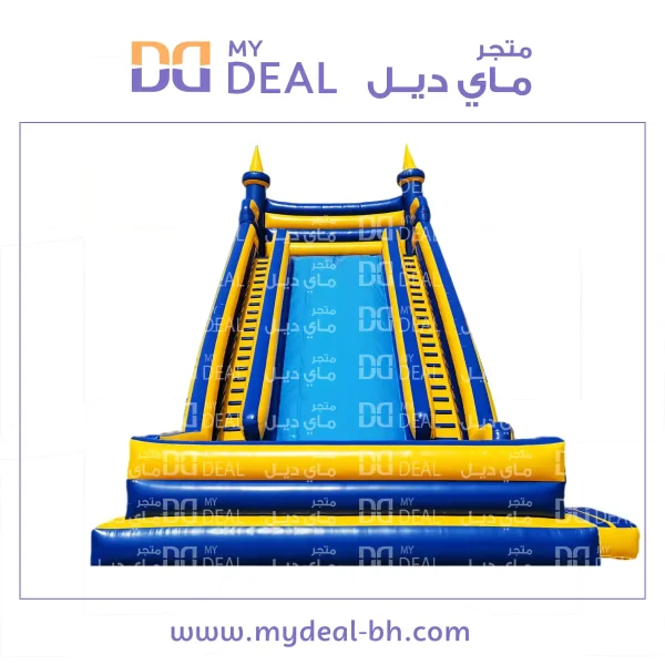 زحليقة مع سلمين وجدار ودرج وبوابة الطول 11 متر العرض 6.6 متر الارتفاع 10 متر