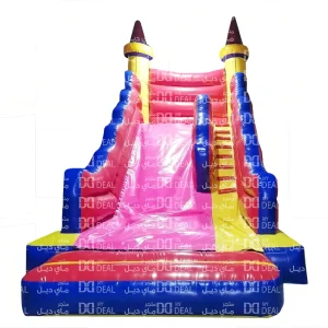 زحليقة هوائية مع سلم ودرج كبير 6*4*4.50 متر
