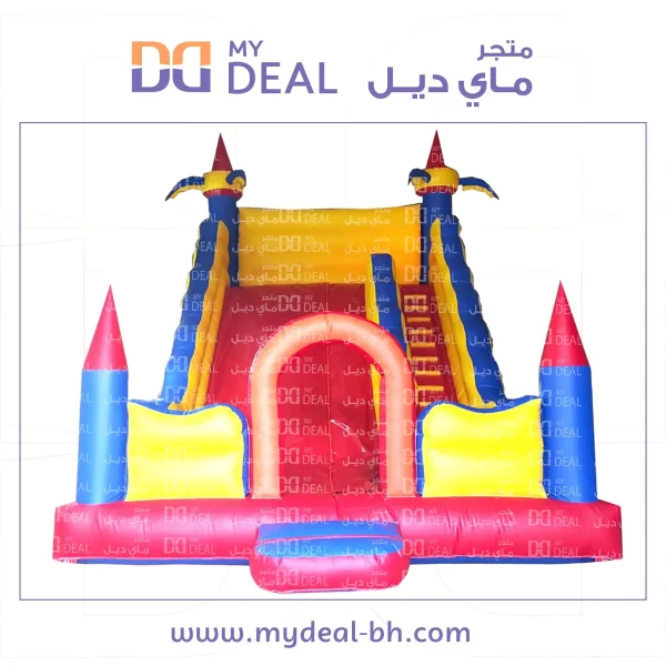 زحليقة مع جدار وبوابة الطول 7.70 متر العرض 5.25 متر الأرتفاع 7 متر