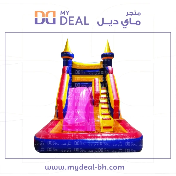 زحليقة مائية مع حوض طول 5 متر العرض 3.60 متر الارتفاع 4.50 متر
