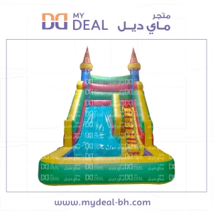 زحليقة مائية مع مسبح مائي 5*3.60*4.50 متر