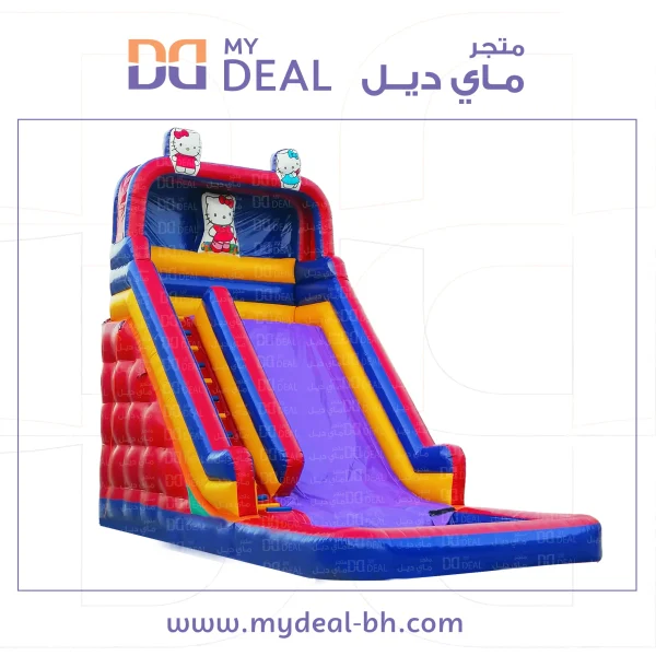 ⁦زحليقة كيتي مع مسبح مائي مع سلم طول 8 متر عرض 4.50 متر ارتفاع 7 متر⁩ - الصورة ⁦5⁩