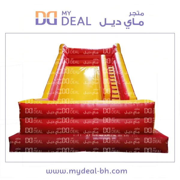 زحليقة مع نطيطة وجدار وبوابة جانبية الطول ٧ متر العرض ٤.٥٠ متر ارتفاع ٧ متر