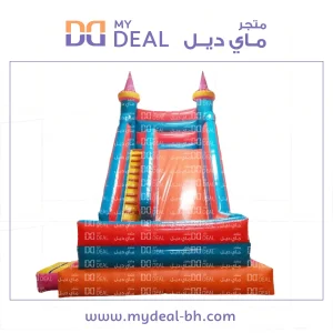 زحليقة هوائية مع نطيطة وجدار وسلم وبوابة 7*4.50*7 متر