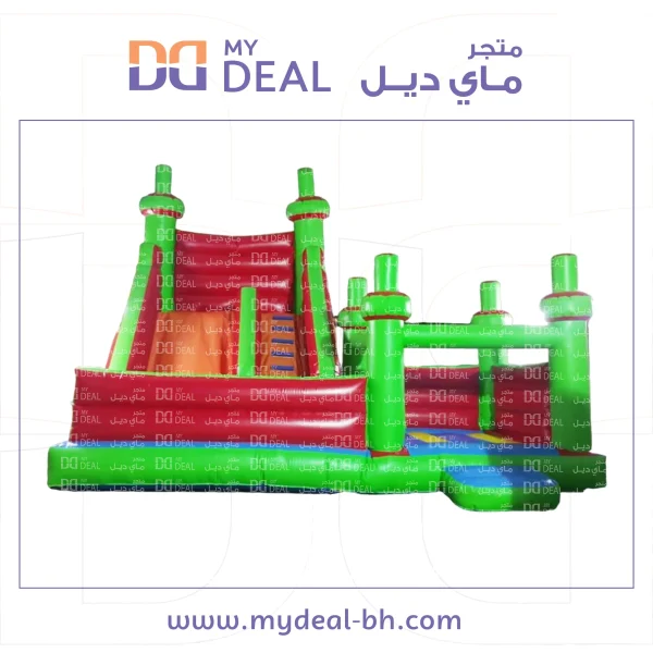 زحليقة مع نطيطة هوائية طول 5.50 متر العرض7 متر الارتفاع 5 متر