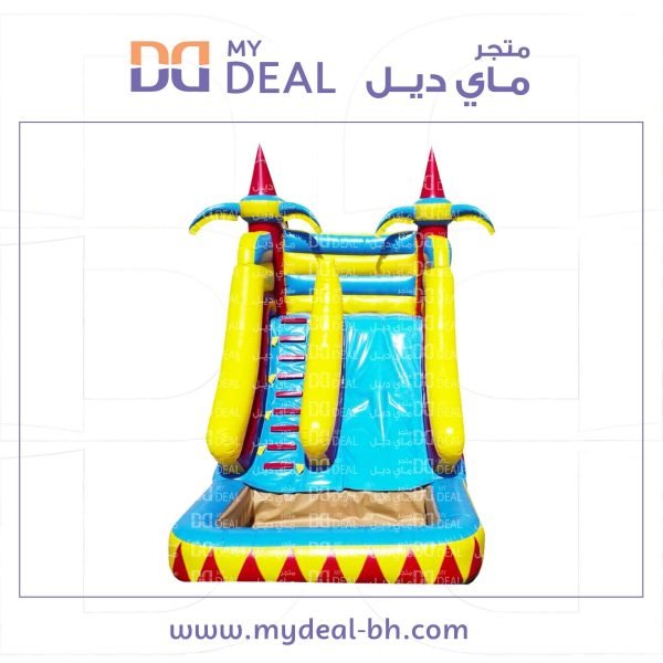 ⁦زحليقه مع مسبح مائي وسلم ومساكات يد واعمدة مشجرة طول 6 متر عرض 4 متر ارتفاع 5 متر⁩ - الصورة ⁦17⁩