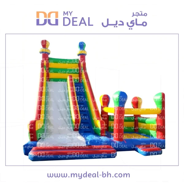 زحليقة مع نطيطة 7 متر × 7 متر × 7 متر
