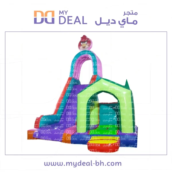 ⁦زحليقة هوائية مع نطيطة شخصية انجري بيردز مع سلم ودرج 6.90*3.60*5 متر⁩ - الصورة ⁦2⁩