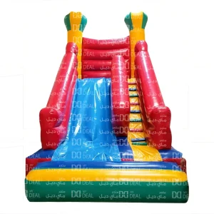 زحليقة هوائية مع سلم ودرج كبير 6*4*6 متر