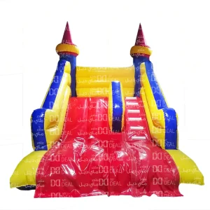 زحليقة هوائية مع سلم ومساكات لليد 4.50* 3.60* 3.50 متر