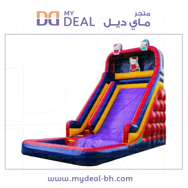⁦زحليقة كيتي مع مسبح مائي مع سلم طول 8 متر عرض 4.50 متر ارتفاع 7 متر⁩ - الصورة ⁦3⁩