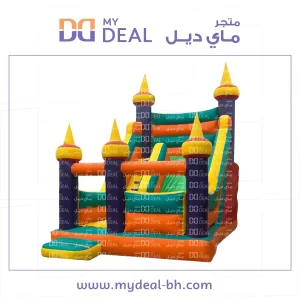 زحليقة هوائية مع نطيطة جدار و بوابة 6.20* 4* 5 متر