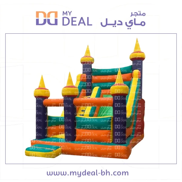 زحليقة هوائية مع نطيطة جدار و بوابة 6.20* 4* 5 متر