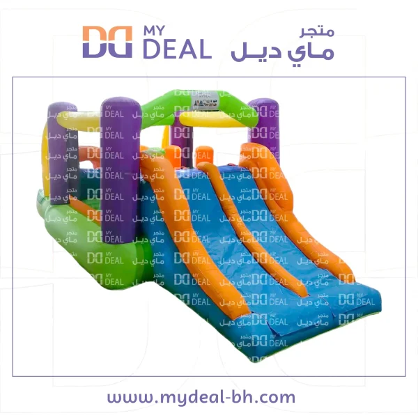 ⁦إيجار بيت هزاز مع زحليقة مزدوجة ومتاهة ونطيطة ونفقين وأعمدة طول 5.30 عرض 2.50 متر ارتفاع 2.10 متر⁩ - الصورة ⁦9⁩