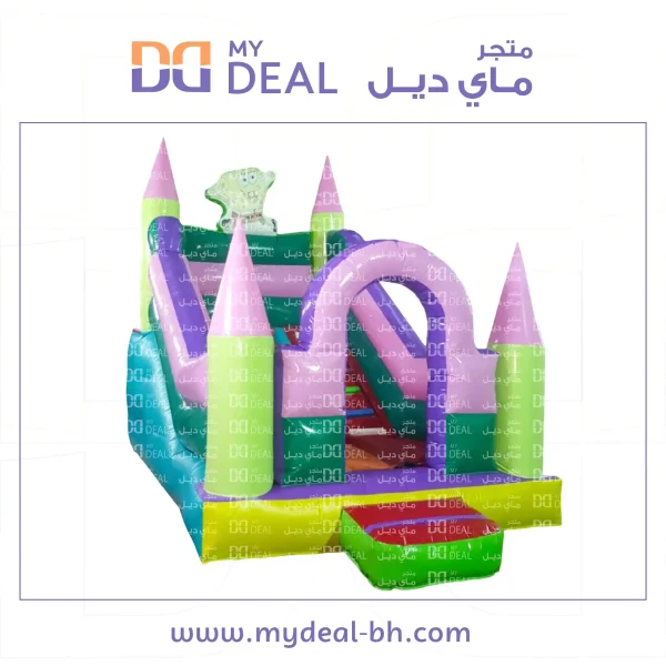 ⁦زحليقة هوائية مع نطيطة وسلم وبوابة ودرج وجدار 2.20*3*3.50 متر⁩ - الصورة ⁦3⁩