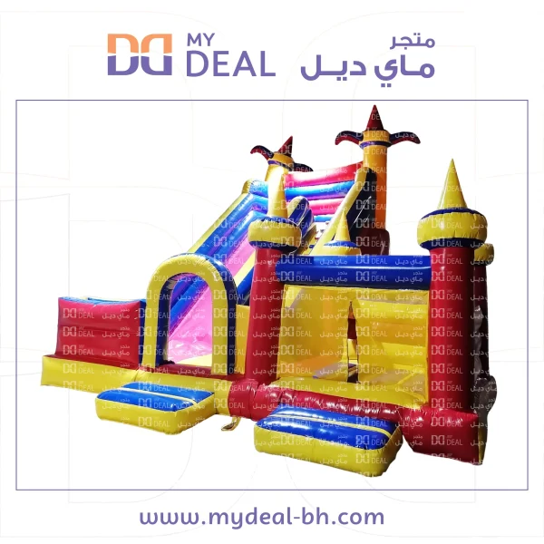 ⁦زحليقة مع نطيطة جانبية وشبك وبوابة ودرج 7.70 متر × 7 متر × 7 متر⁩ - الصورة ⁦5⁩
