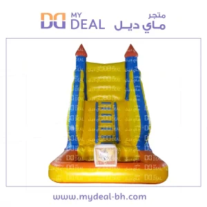 زحليقة توم المائية مسارين مع سلم وسط طول 5 متر عرض 3 متر ارتفاع 4.50 متر
