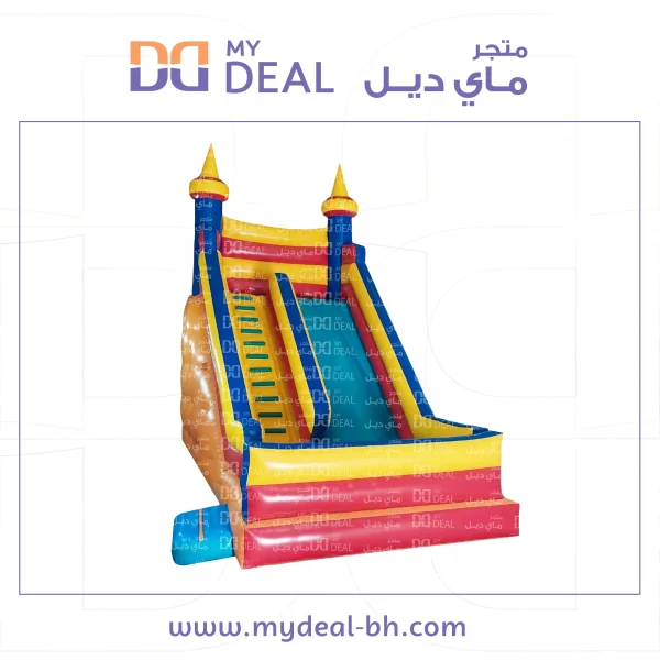 زحليقة مع نطيطة وجدار وسلم وبوابة جانبية طول 7 متر عرض 4.50 متر طول 7 متر