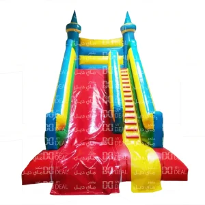 زحليقة هوائية مع سلم ومساكات يد 7*4* 7 متر