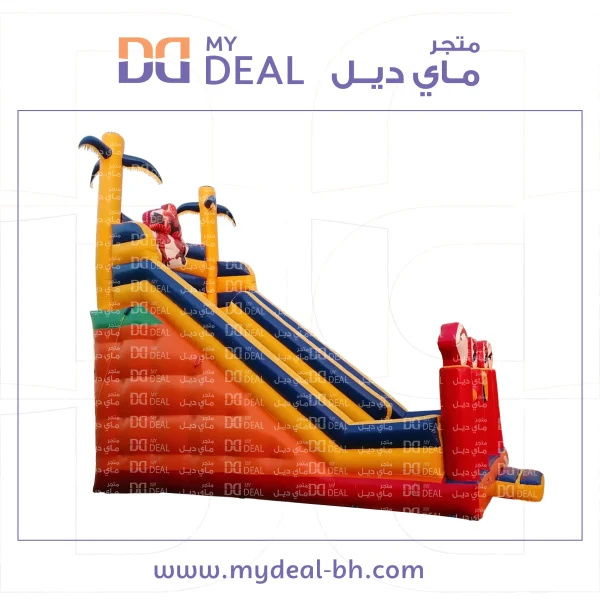 ⁦إيجار زحليقة مع نطيطة وسلم ودرج وبوابة وشبك شخصية سبايدر مان 9 عرض 4.50 ارتفاع 8 متر⁩ - الصورة ⁦5⁩