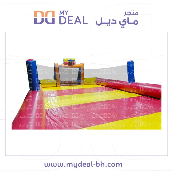 ⁦إيجار ملعب صابوني مع كرة سلة وطائرة وملعب كرة قدم الطول 12 متر العرض 6 متر متعدد الاستخدام⁩ - الصورة ⁦15⁩