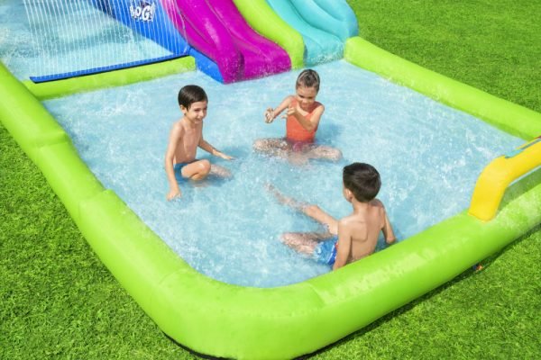⁦زحليقة مائية مع حوض التحدي 7.1×3.1×2.6متر تكفي 12 طفل⁩ - الصورة ⁦8⁩