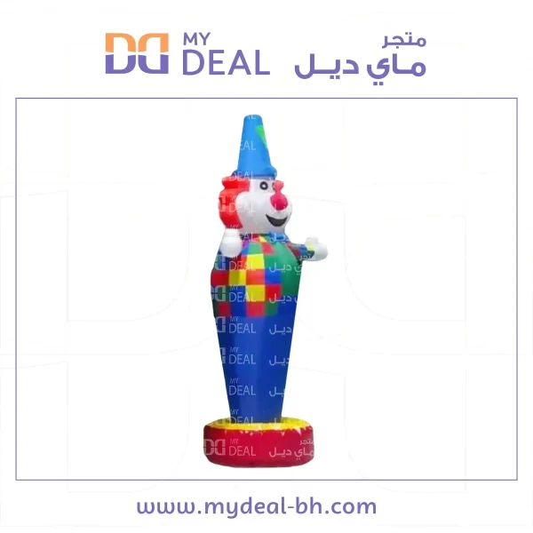 بالون دعائي على شكل مهرج هوائي الارتفاع كامل 3.55م العرض كامل2.60م - Image 3