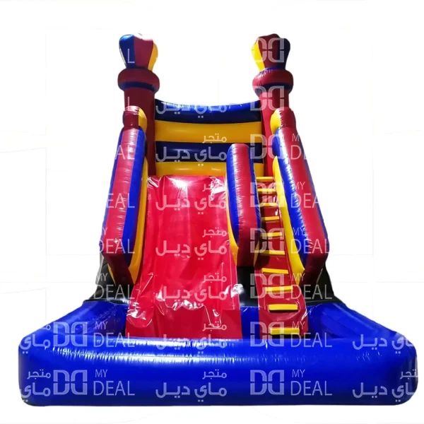 ⁦زحليقة مائية مع حوض وسلم الطول ٦ متر العرض ٤ متر ارتفاع ٦ متر⁩ - الصورة ⁦2⁩